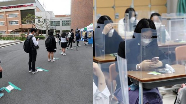 Foto: Cortesía ¡Regresan a clases en Corea del Sur!.. pero bajo estrictas medidas sanitarias