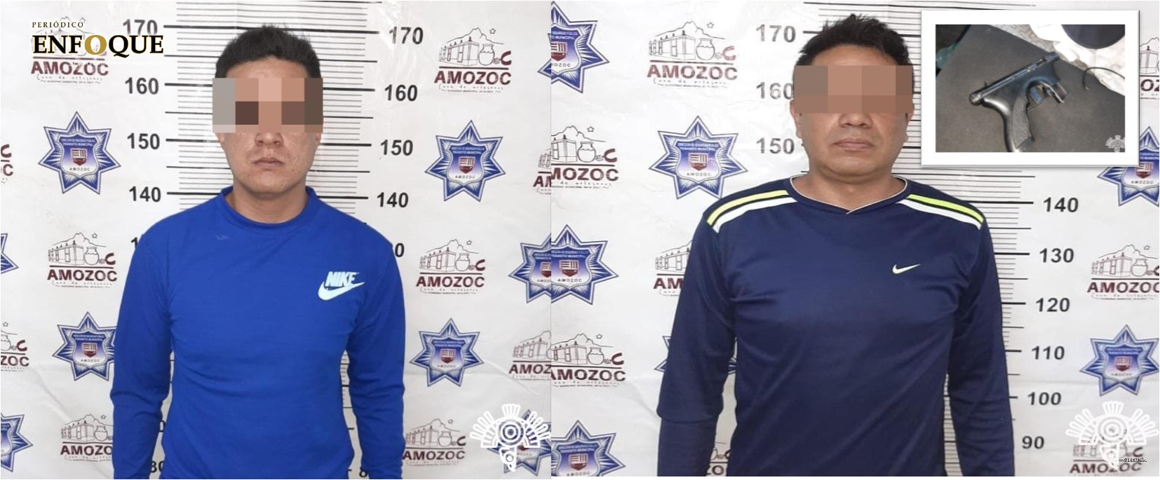 Foto: Cortesía Detienen a tres presuntos asaltantes en Amozoc, gracias a denuncias ciudadanas