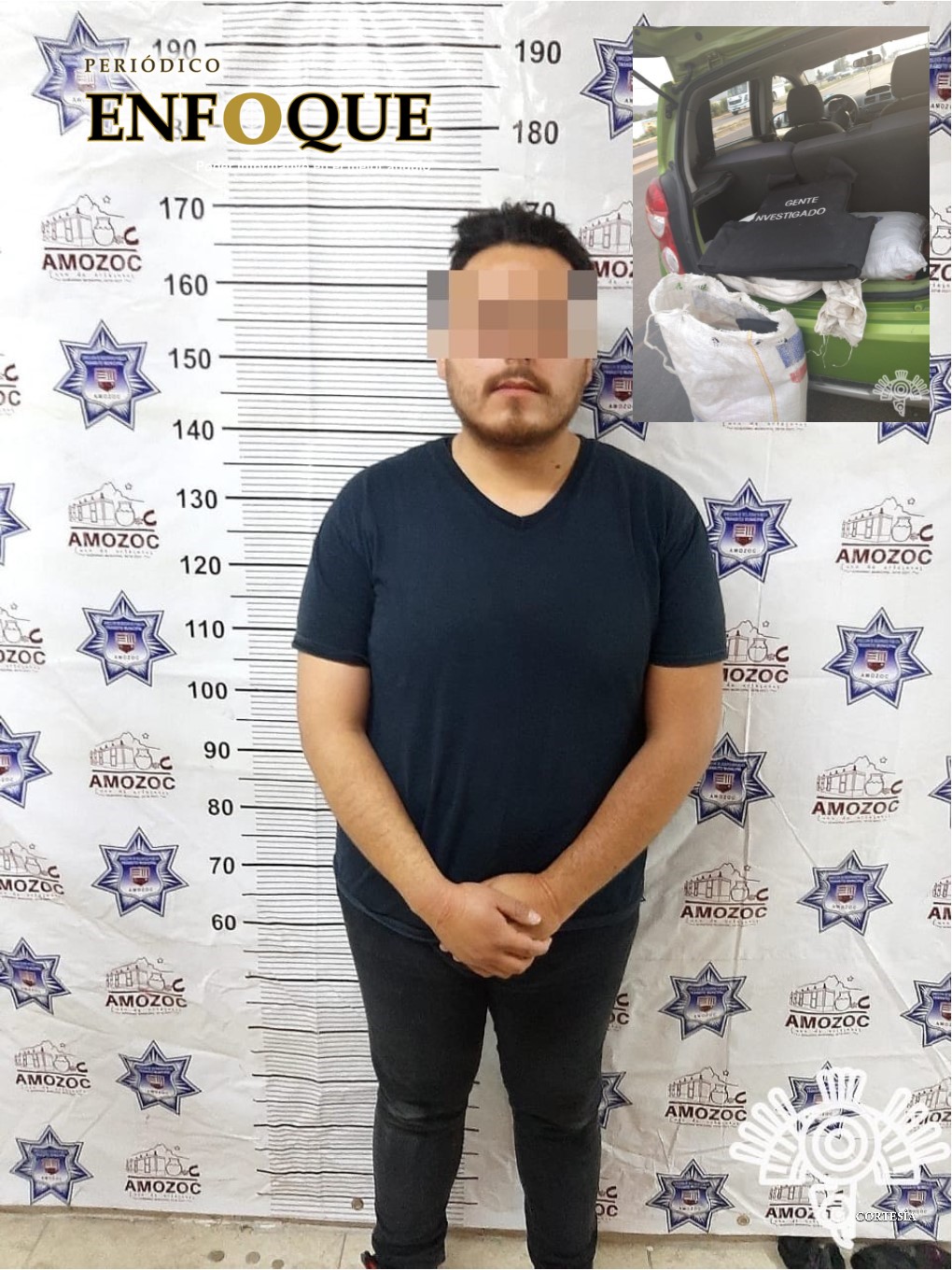 Foto: Cortesía Por transportar chalecos policíacos antibalas apócrifos; detienen a sujeto en Amozoc