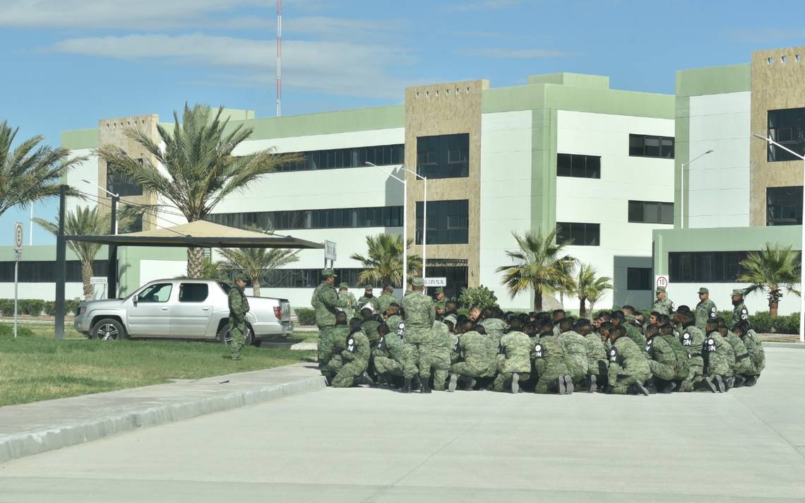 Foto: Cortesía Aíslan en su totalidad 40 zona militar en BCS por brote de COVID-19