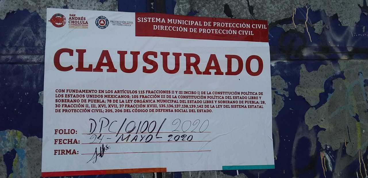 Foto: Cortesía Acreedores a multa y clausura temporal, aquellos lugares de esparcimiento que no respeten las medidas de seguridad sanitarias