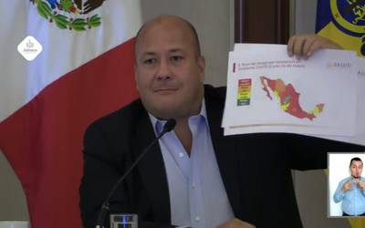 Foto: Cortesía Enrique Alfaro 'tunde' a López-Gatell por semáforo de reactivación: 'es increíble su nivel de cinismo'