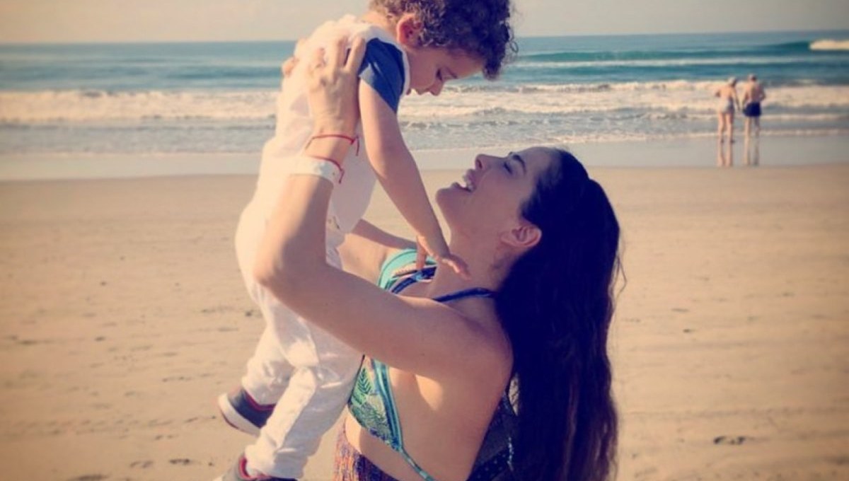 Foto: Cortesía Entre lágrimas, Danna García se reencuentra con su hijo; por fin da negativo a COVID-19