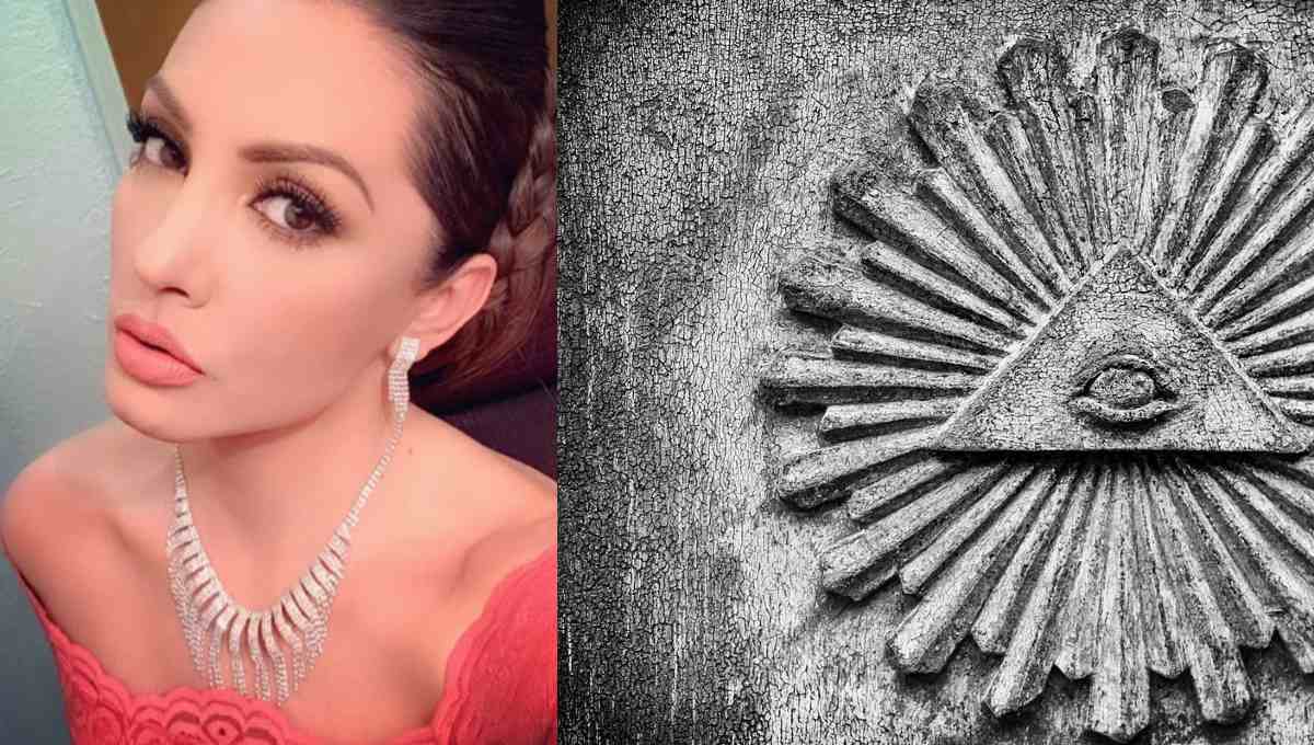 Foto: Cortesía Paty Navidad compara mapa de México con “símbolo comunista” del “Nuevo Orden Mundial”