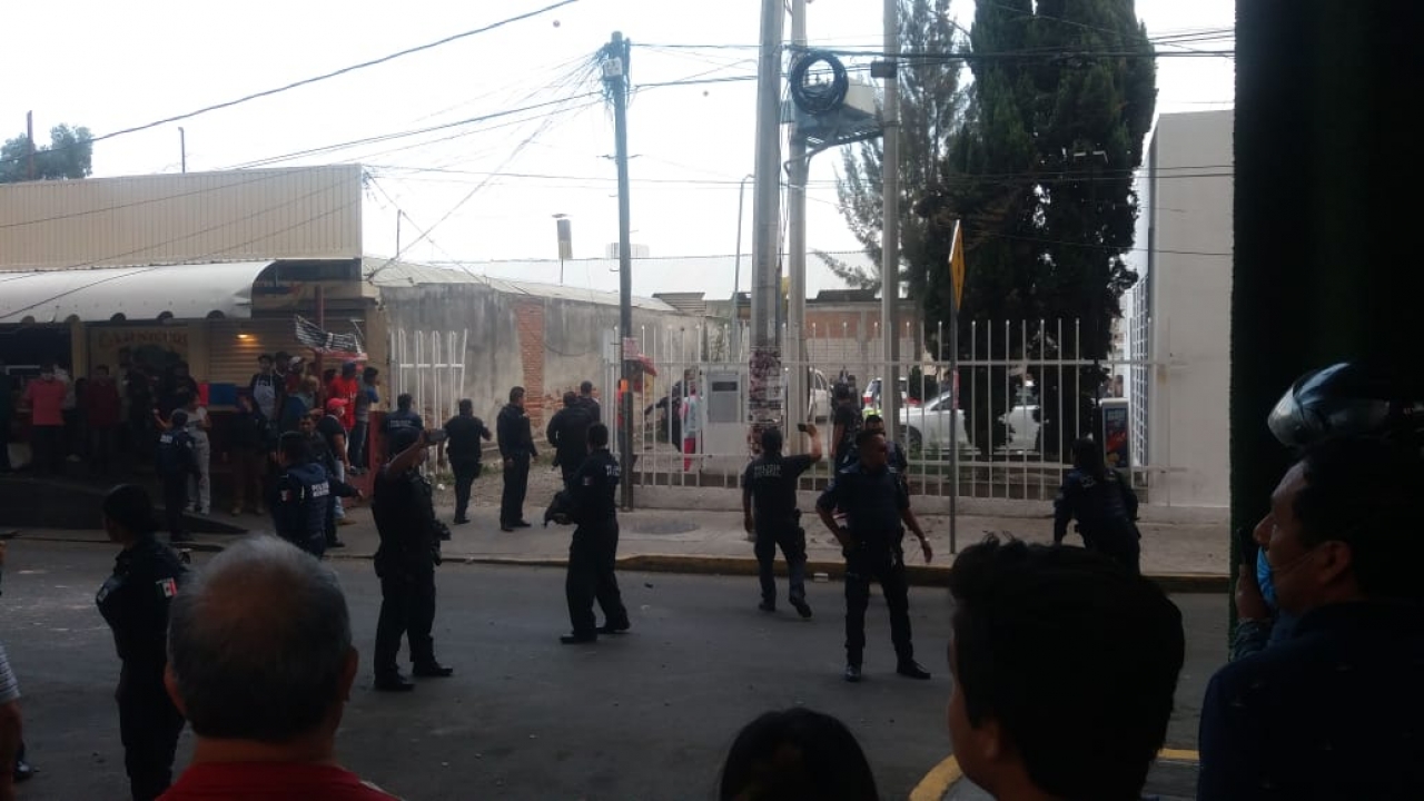 Foto: Cortesía Detienen a 4 personas en Amalucan por agredir a policías municipales