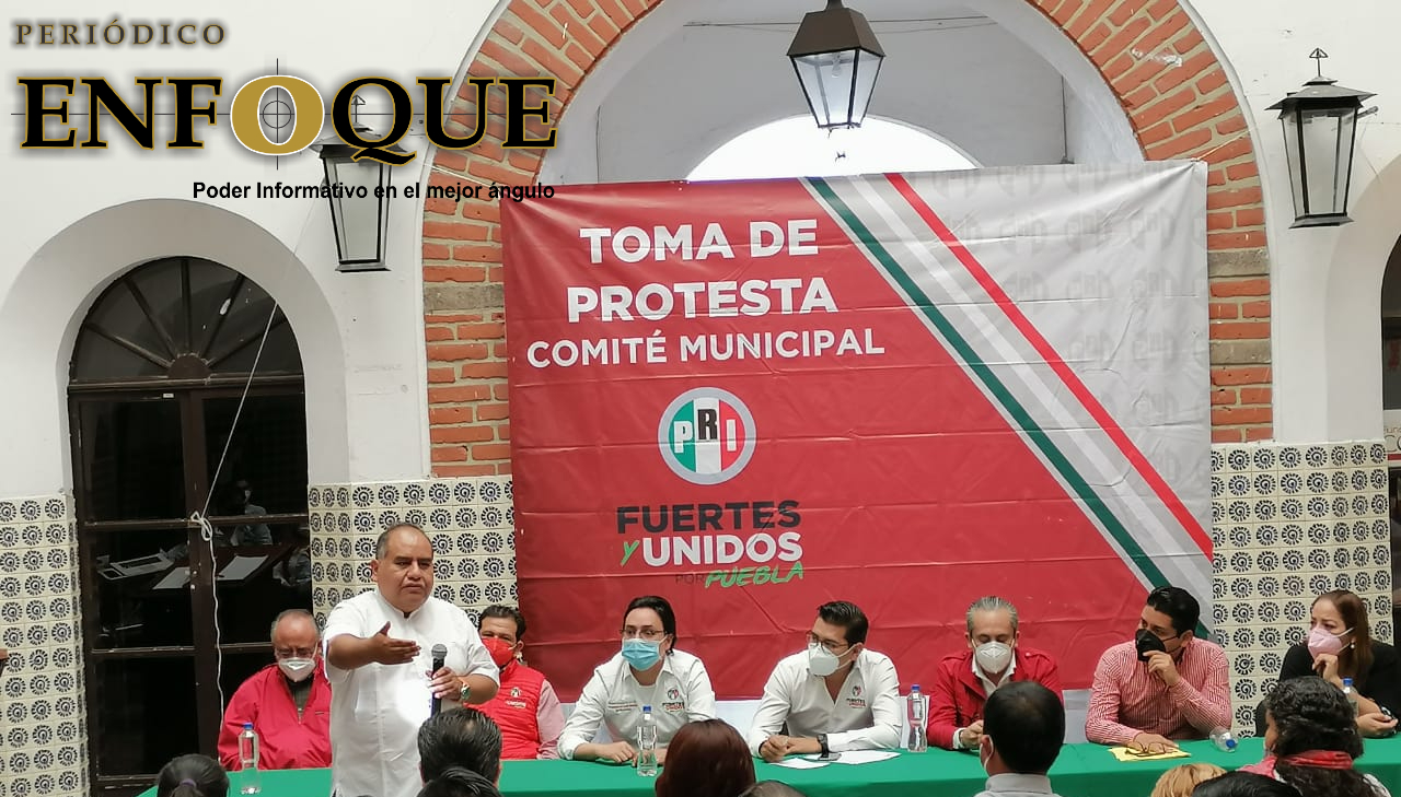 Foto: Cortesía El PRI Puebla presenta al nuevo líder del Comité de la Ciudad