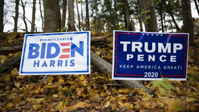 Foto: Cortesía Así van Donald Trump y Joe Biden en las encuestas a un día de la elección