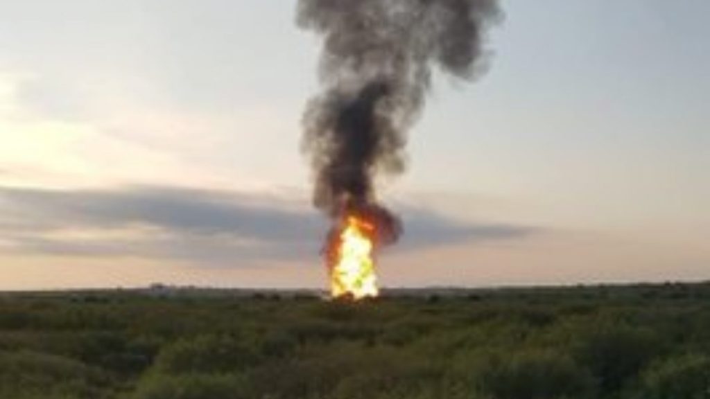 Foto: Cortesía Explota ducto de Pemex en Nuevo León