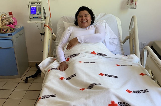 Foto: Cortesía Estará en reposo dos semanas Karina Pérez Popoca tras operación de tobillo