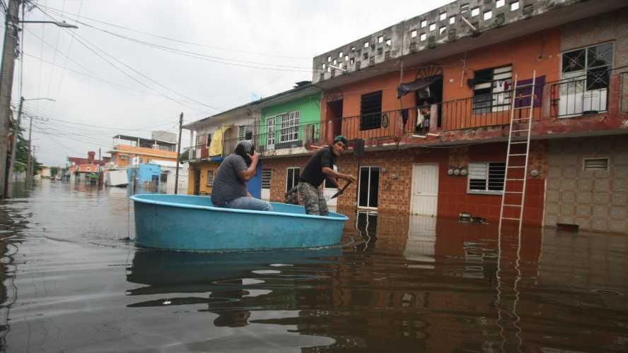 Foto: Cortesía Lluvias del frente frío número 9 dejan más de 77 mil damnificados