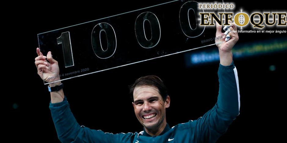 Foto: Cortesía Rafael Nadal obtiene su victoria número 1000 en toda su carrera.