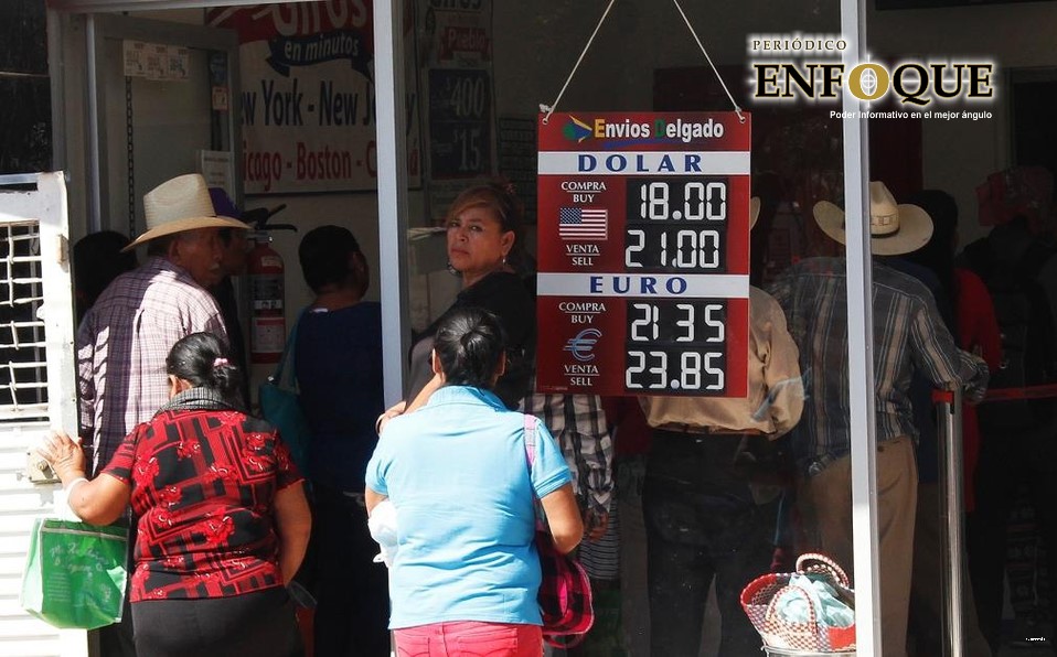 Foto: Cortesía Caen remesas en México y Tlaxcala: BANXICO