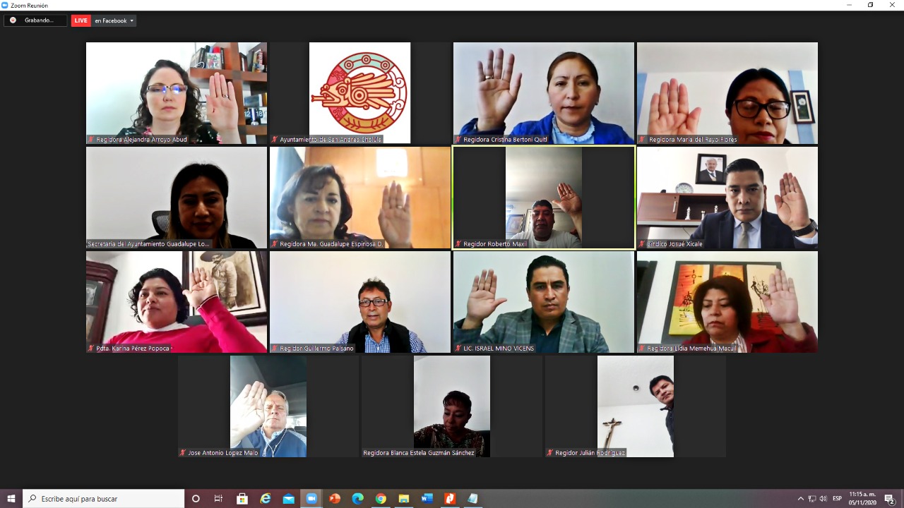 Cabildo de San Andrés aprueba iniciativa de Ley de Ingresos 2021 