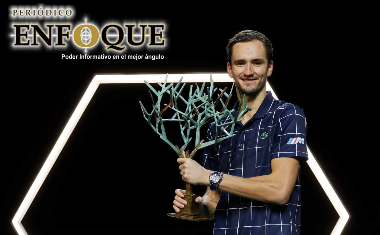 Foto: Cortesía Daniil Medvedev obtiene el título del Rolex Masters de Paris.