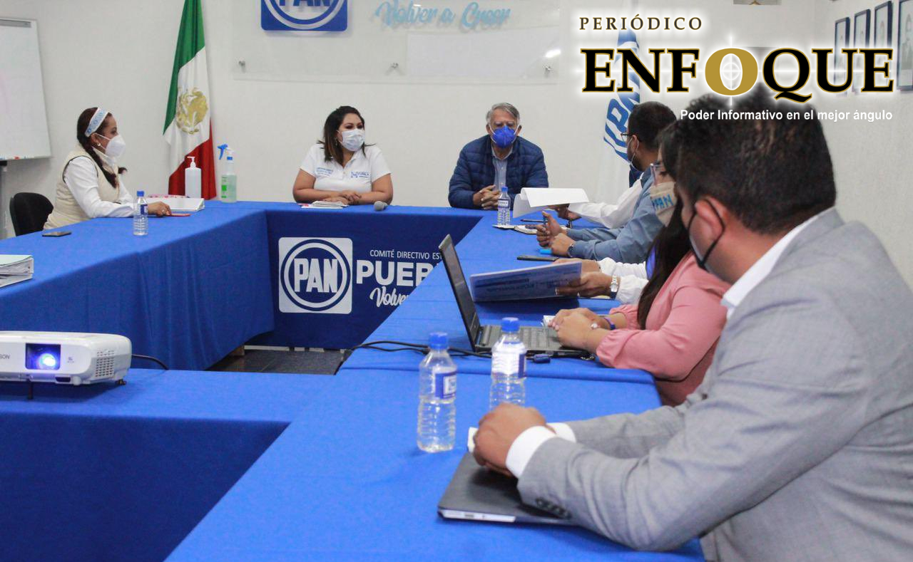 Foto: Cortesía El PAN Puebla entabló una reunión con su Comité Directivo.