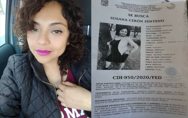 Foto: Cortesía Investigan desaparición de elemento de la SSP; su pareja es el principal sospechoso