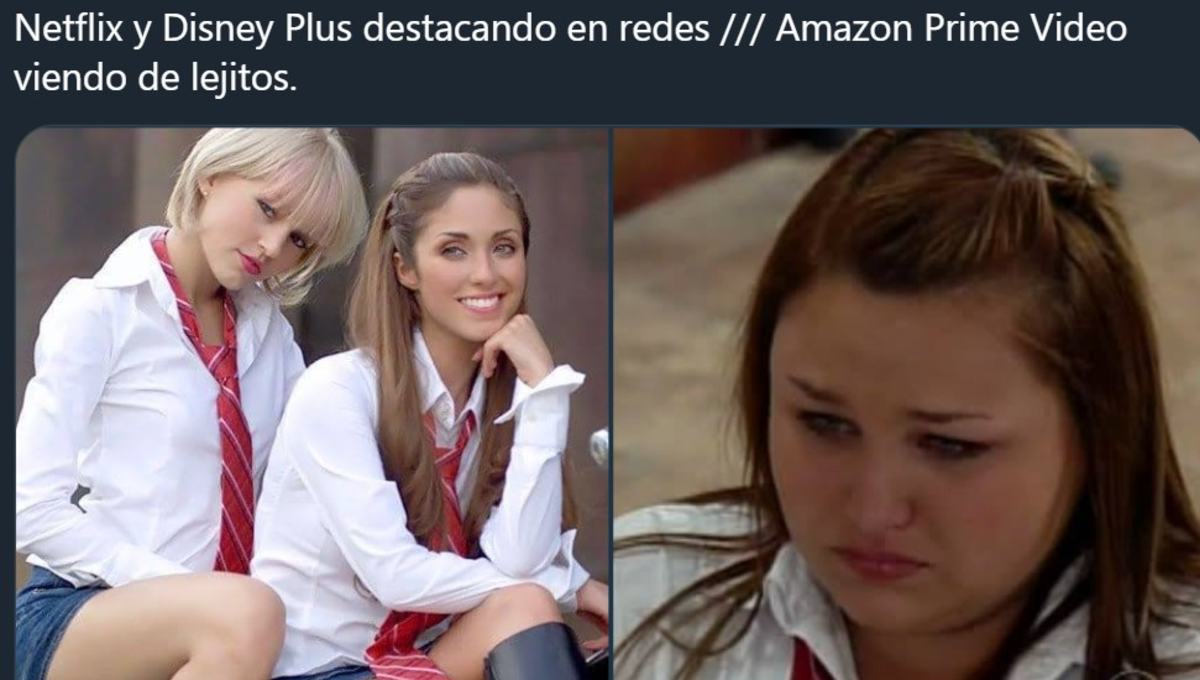 Foto: Cortesía “Duren…”: Se burlan de Amazon Prime por “romance” en redes entre Disney Plus y Netflix