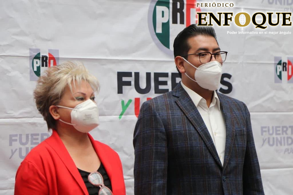 Foto: Cortesía El PRI Puebla se manifiesta en contra de las acciones del partido Morena en el sector salud.