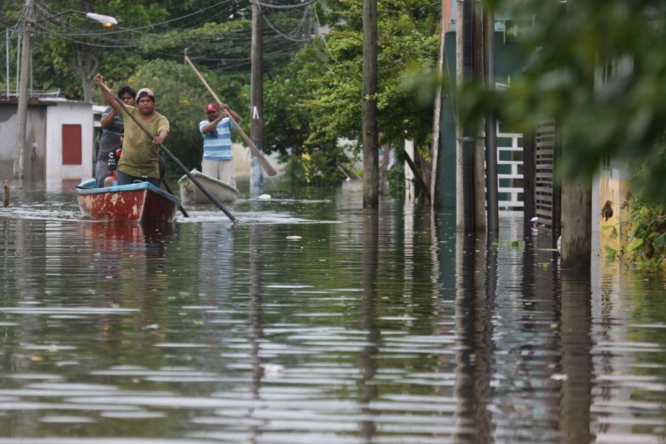 Foto: Cortesía Lluvias 'sorprenden' a municipios en Tabasco que no habían registrado afectaciones
