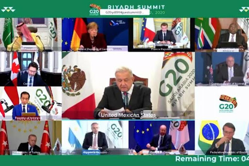 Foto: Cortesía AMLO plantea al G-20 quitar montos de deuda y pagos de servicios a países pobres