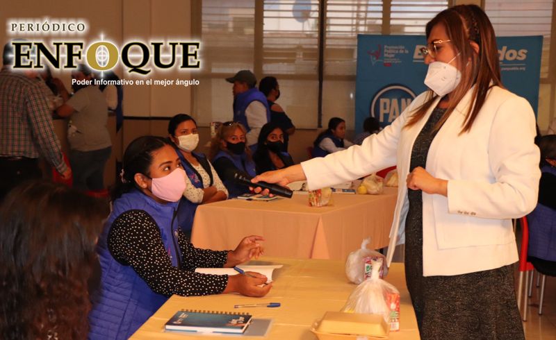 Foto: Cortesía La dirigente estatal del PAN busca empoderar aún más a la mujer para así combatir a la violencia de género que vive el país.