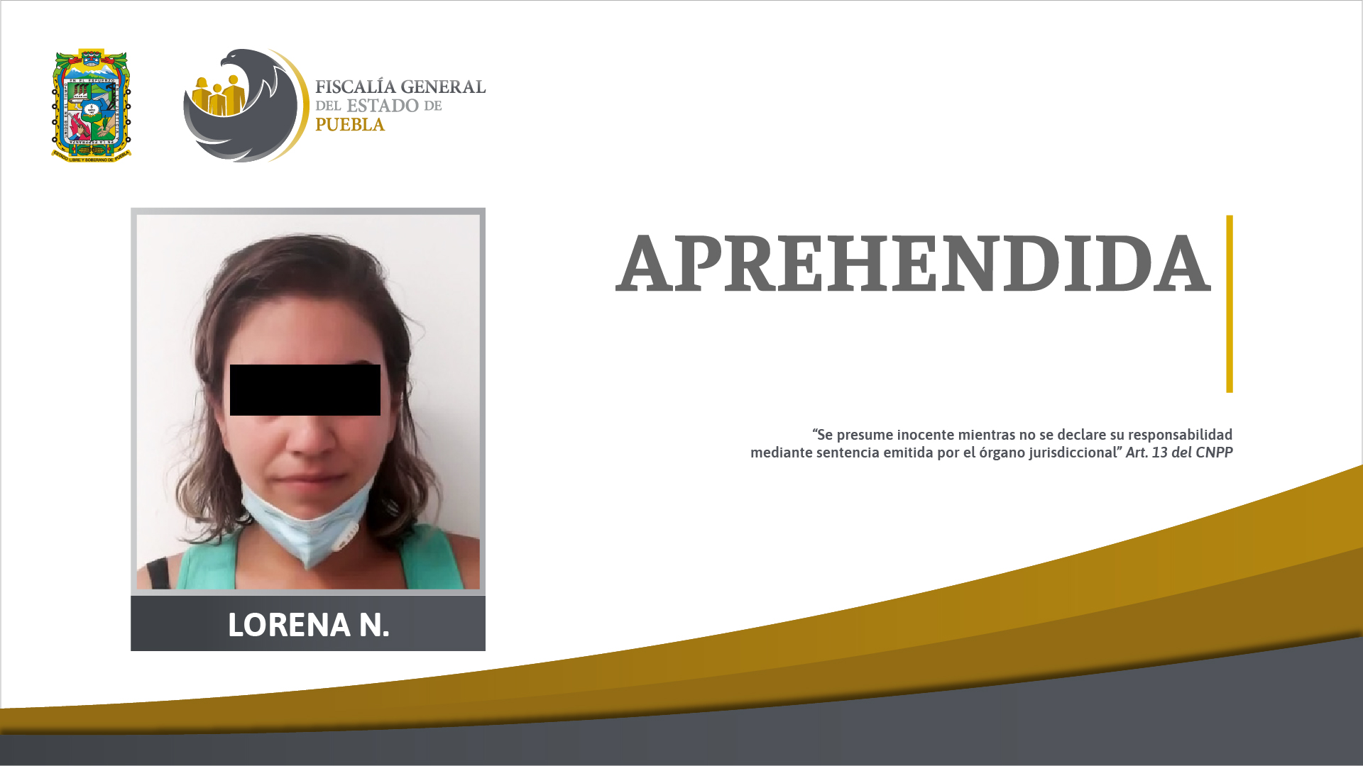 Foto: Cortesía Aprehendida por presuntas operaciones con recursos ilícitos