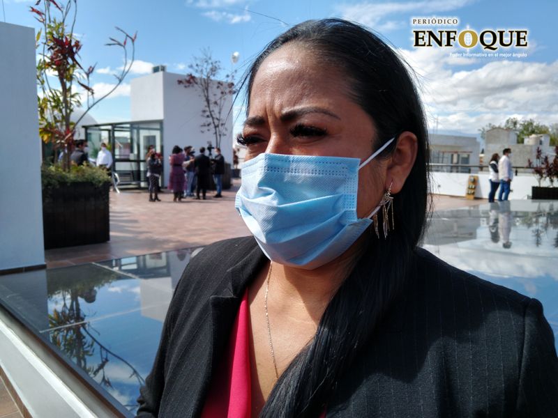 Foto: Omar Sánchez Gastó Lupita Daniel 12 mdp para apoyos en Cuautlancingo en prevención al Covid-19