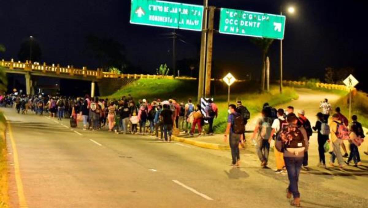 Foto: Cortesía Nueva caravana migrante sale de Honduras rumbo a México