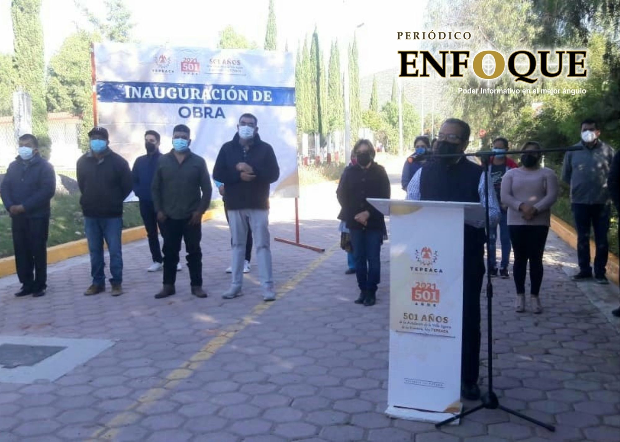 Por: Marisol O A unos días de finalizar la administración, edil de Tepeaca y Diputado Local inauguran obras