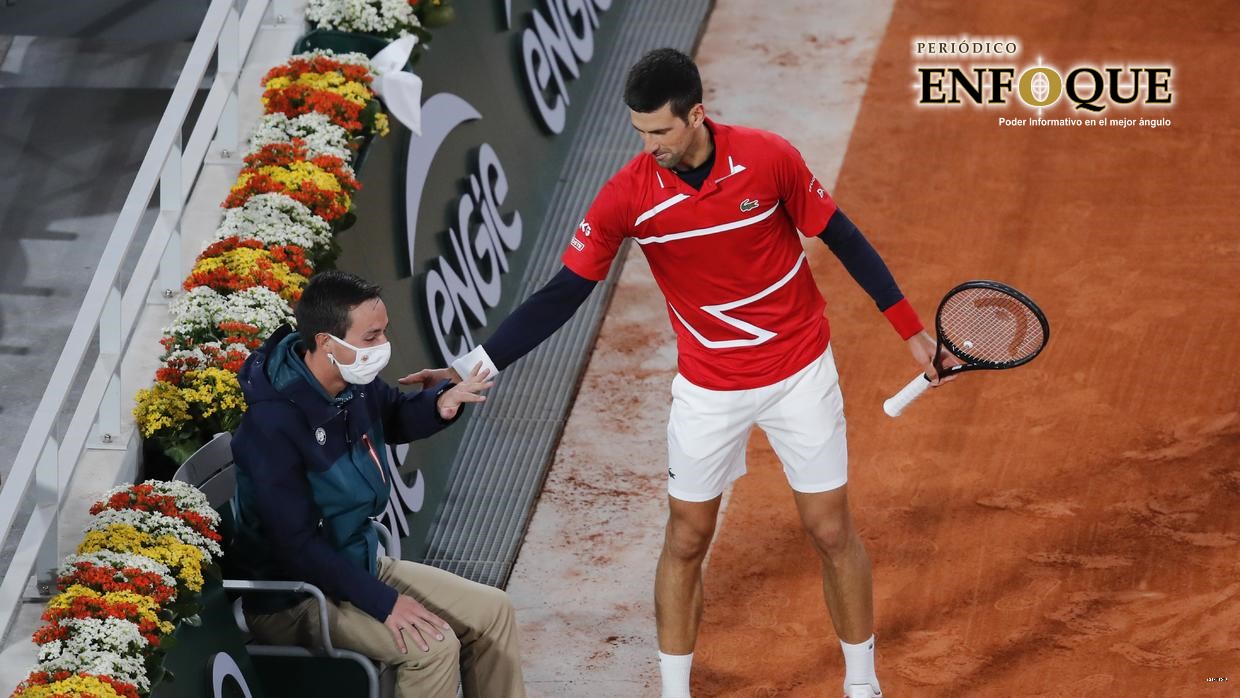 Foto: Cortesía Novak Djokovic llega a cuartos de final en el Roland Garros.