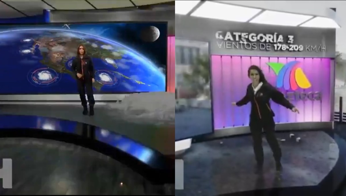 TV Azteca elabora video sobre huracanes; se vuelve viral por “actuación” de reportera (Video)