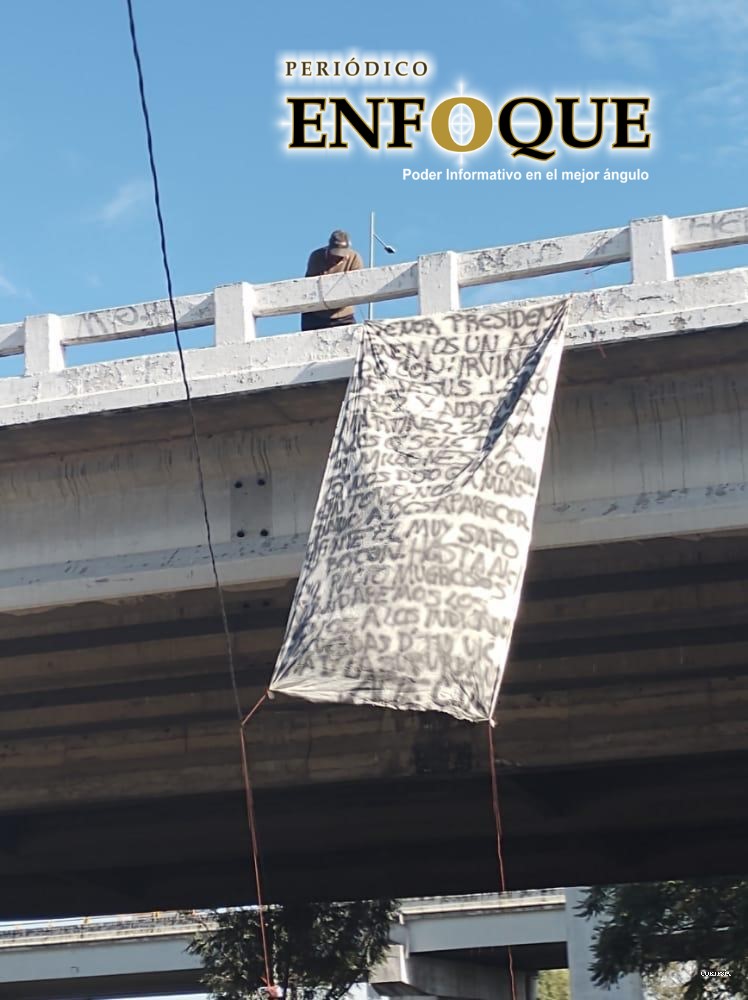 Foto: Cortesía Colocan narcomanta en Amozoc, señala presunto acuerdo de autoridades con crimen organizado