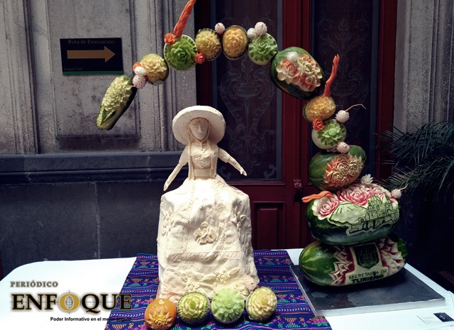 Foto: Omar Sánchez Será Puebla sede de concurso internacional de esculturas en frutas y verduras