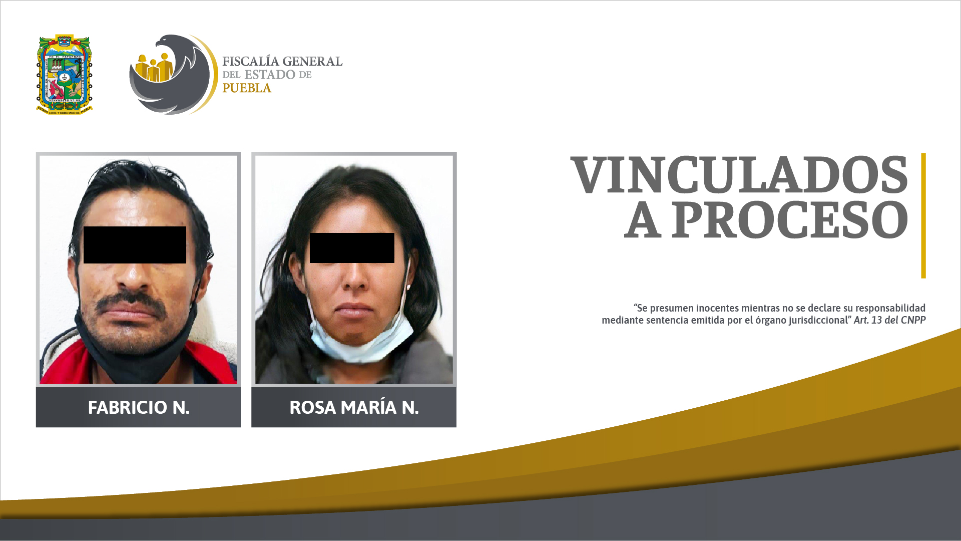 Foto: Cortesía Prisión de madre y padrastro por corrupción de menores y abuso sexual