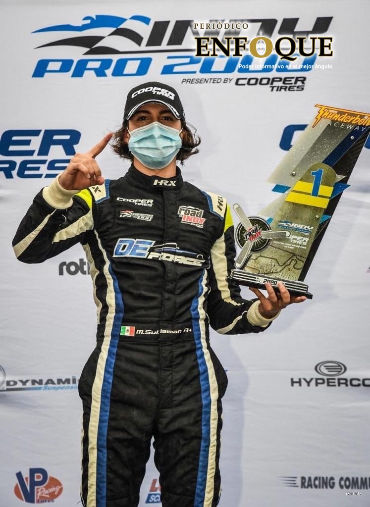 Foto: Cortesía El poblano Manuel Sulaimán conquistó doble podio en Nueva Jersey