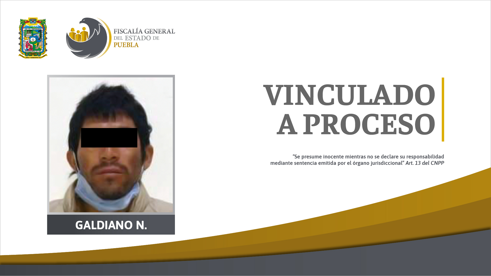Foto: Cortesía En prisión imputado por violación de un menor de edad con discapacidad