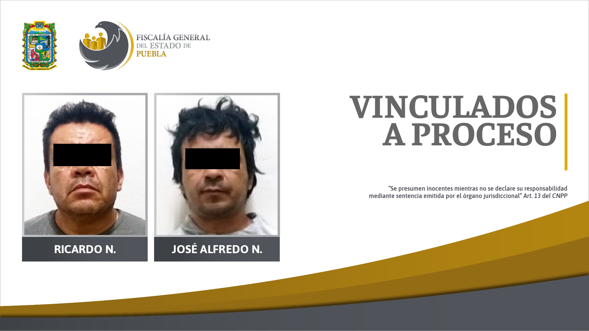 Foto: Cortesía Prisión contra padrastro y sobrino por violación equiparada y abuso sexual