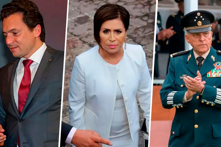 Foto: Cortesía Robles, Lozoya y Cienfuegos: ya van tres altos funcionarios de EPN que son detenidos