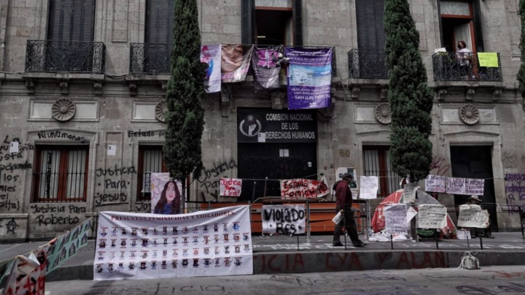 Foto: Cortesía CNDH da a conocer sus nuevas oficinas 'transitorias', luego de toma de su sede en el Centro Histórico