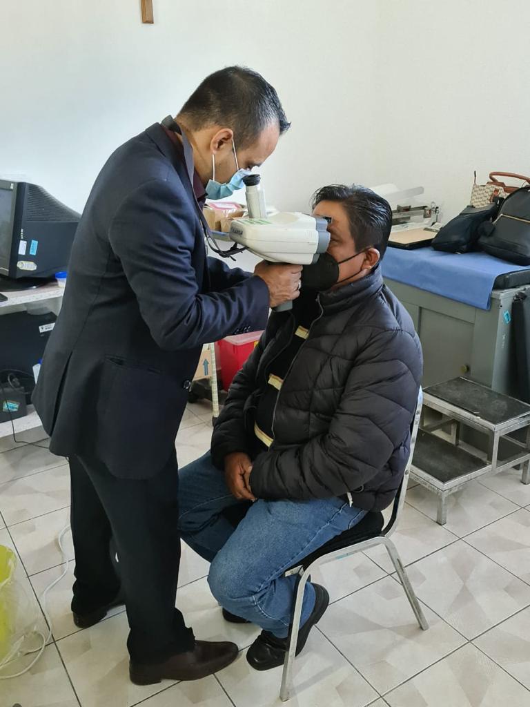 Foto: Cortesía Realiza ISSSTEP jornada de salud visual en Tehuacán