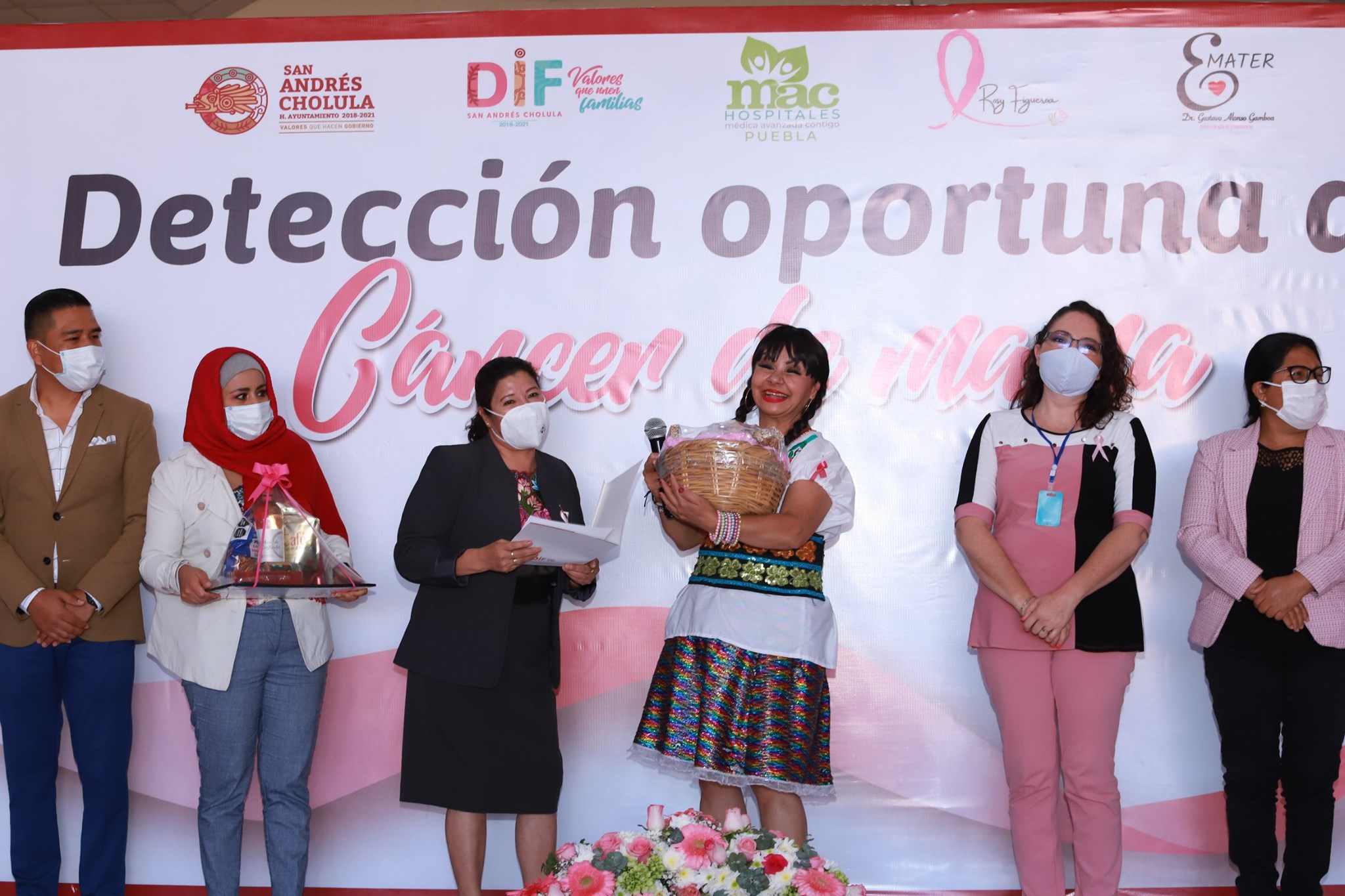 Foto: Cortesía Ayuntamiento de San Andrés Cholula fomenta la cultura de la prevención y atención temprana del cáncer de mama