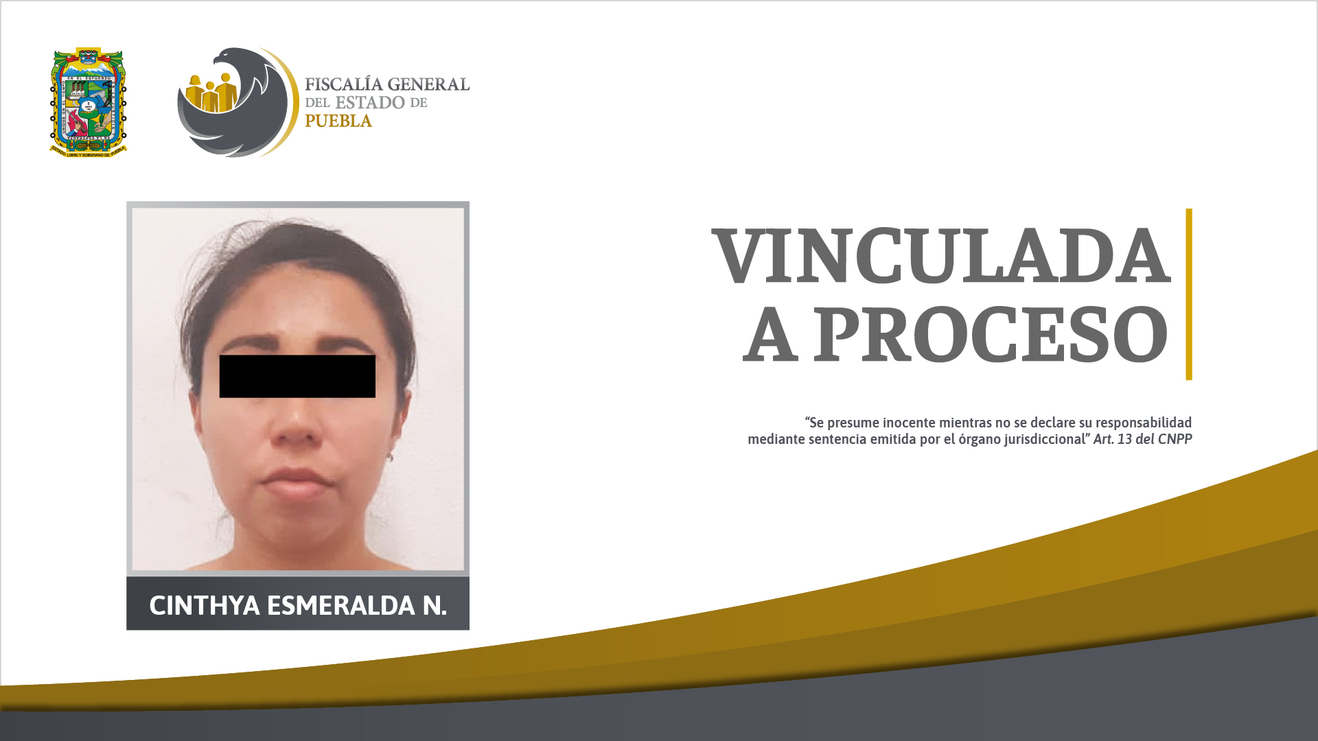 Foto: Cortesía FGE aprehendió a presunta autora intelectual del secuestro de madre e hija