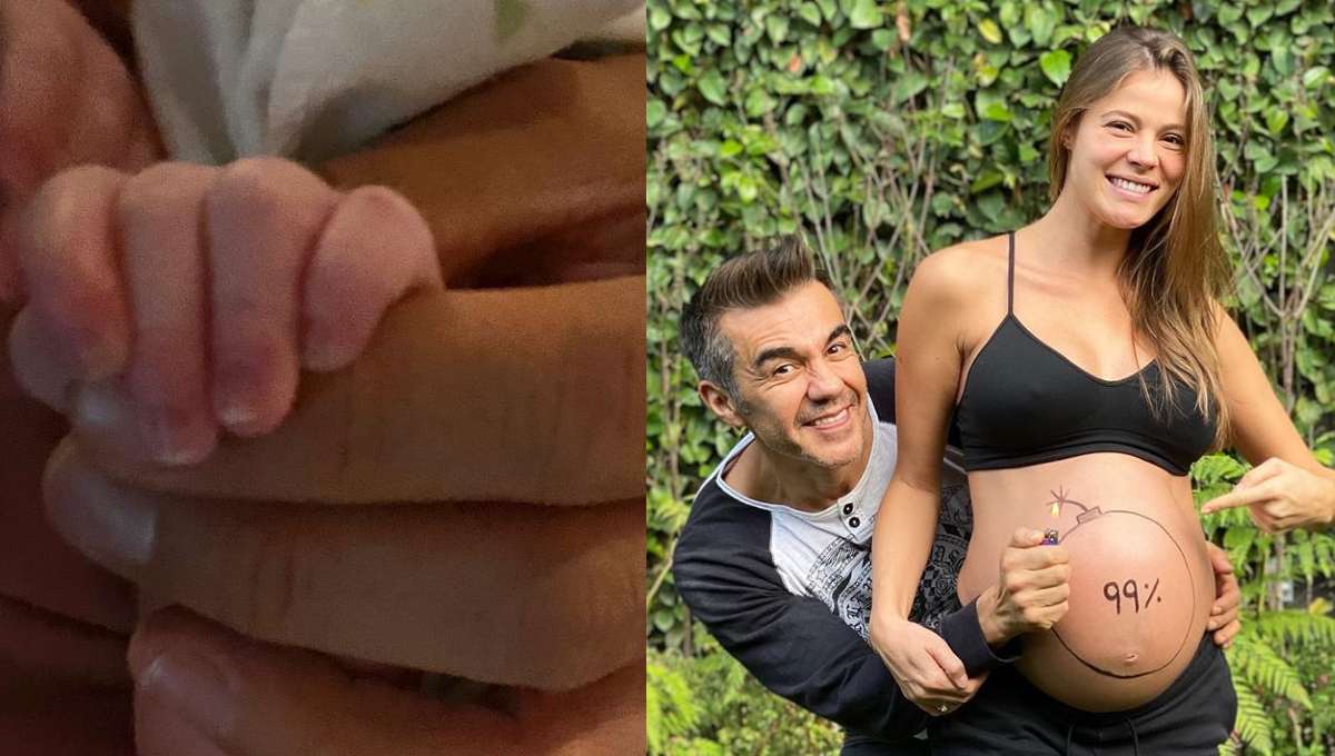 Foto: Cortesía Ya nació la bebé de Adrián Uribe y Thuany Martins, así mostraron su emoción