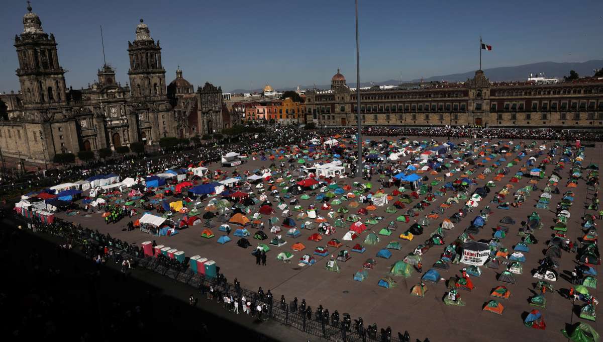 Foto: Cortesía Indígenas e indigentes, los principales habitantes del campamento de FRENAAA
