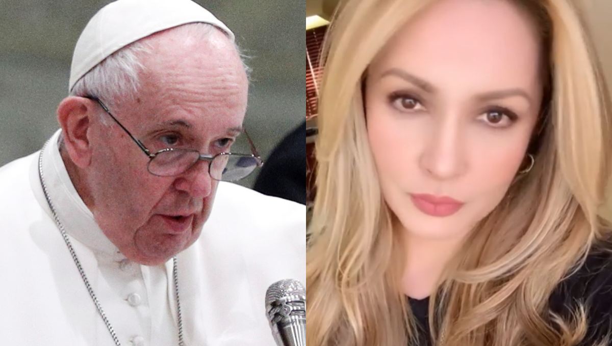 Foto: Cortesía Paty Navidad afirma que el Papa Francisco apoya a Biden y lo tacha de “comunista”