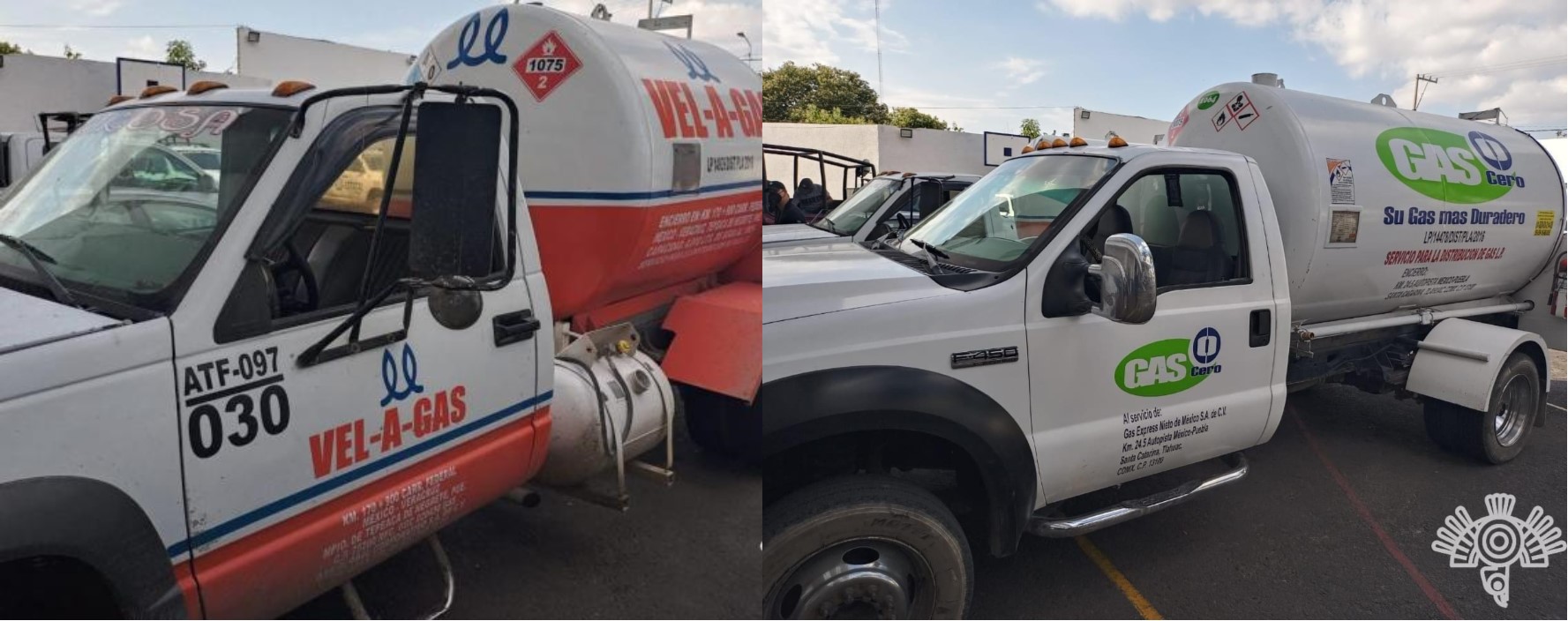 Foto: Cortesía Aseguran 10 mil litros de gas LP en Tecali de Herrera