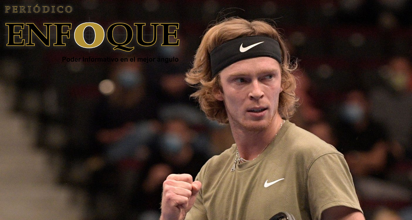 Foto: Cortesía Andrey Rublev busca ganar su quinta final del año.