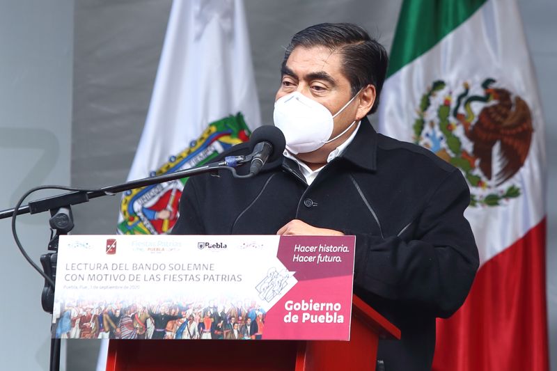 Llama Barbosa a las y los poblanos  a la concordia y al entendimiento