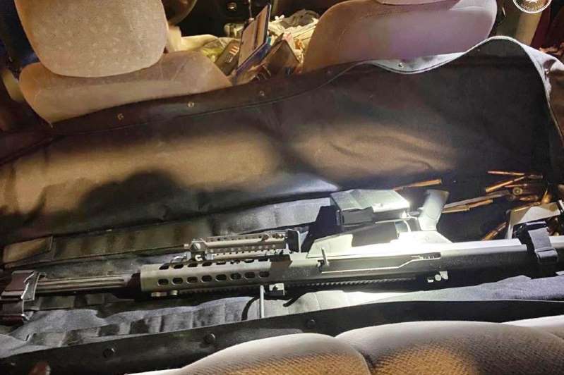 Foto: Cortesía Mujer intenta cruzar de EU a México con arma Barrett y 8 mil cartuchos