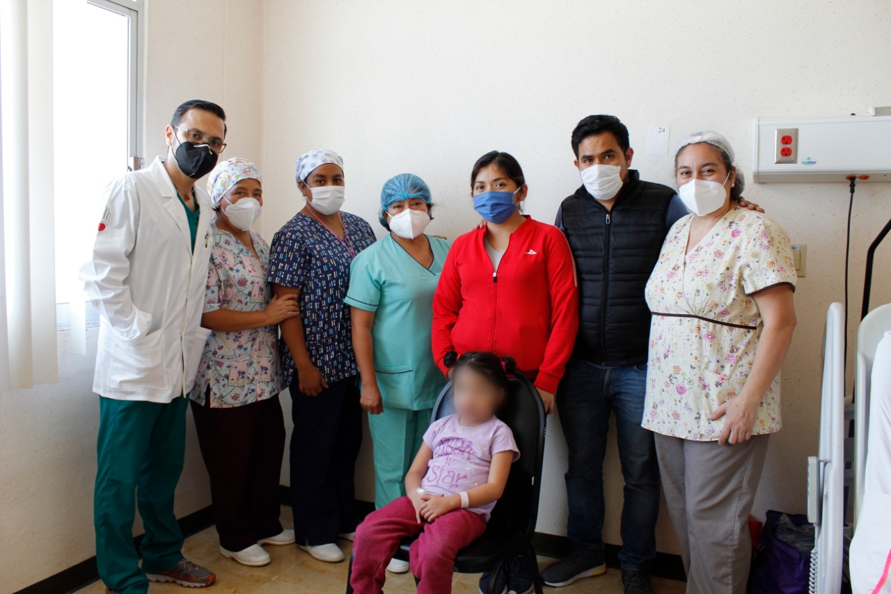 ISSSTEP da de alta a paciente pediátrica tras exitosa cirugía cardíaca